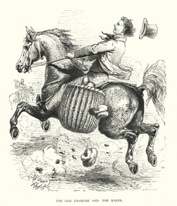 The old charger and the baker (engraving) 作者 哈里森·威廉·威尔