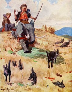 猎袋鼠》（彩色石印版） 作者 哈利 (1878 1950) 朗特里