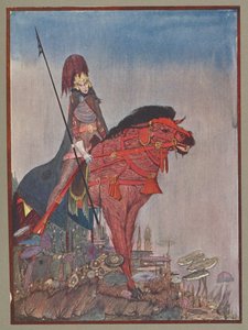 弗雷德里克-冯-梅岑格斯坦男爵。 作者 哈里·克拉克