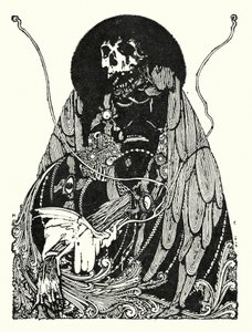 埃德加-爱伦-坡：片尾曲（石版画） 作者 哈里·克拉克