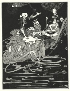 埃德加-爱伦-坡：《害虫国王》（石版画） 作者 哈里·克拉克