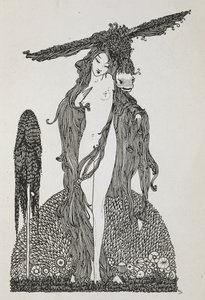 故事《驴皮》的插图。 作者 哈里·克拉克