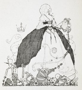 故事“仙女”的插图。 作者 哈里·克拉克