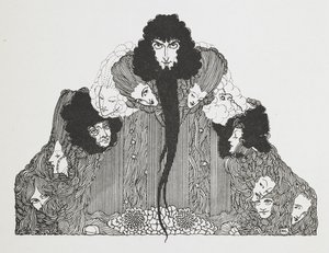 蓝胡子》插图 作者 哈里·克拉克