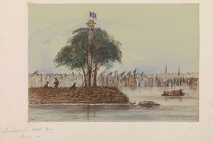 荷兰蠢事，广州，1858 年 作者 哈里·埃德蒙·埃格尔