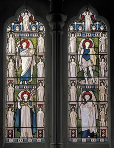 Minley，St Andrew，James Powell＆Sons，Harry Ellis Wooldridge，Angels＆Archangels，1870