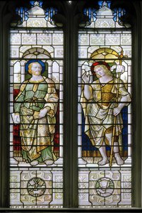 牛津，Oriel College Chapel，James Powell＆Sons，Harry Ellis Wooldridge，St Peter＆John The Baptist，1885