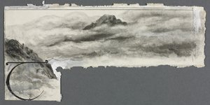 与雾景观。