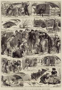 正如Little Topsell所花的那样，这个国家的圣诞快乐 作者 Harry Furniss