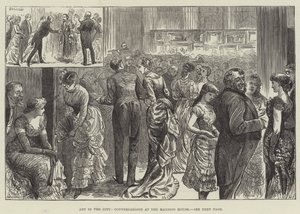 在城市的艺术，在Mansion House的Conversazione 作者 哈里·弗尼斯（Harry Furniss）