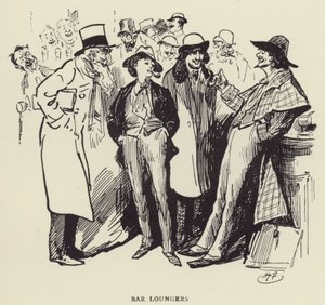 酒吧躺椅 作者 哈里·弗尼斯（Harry Furniss）