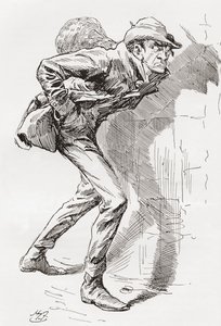 多尔吉-奥利克。哈利-福尼斯为查尔斯-狄更斯小说《远大前程》绘制的插图，选自 1910 年出版的《见证版》。