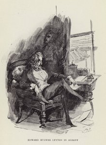 奥尔巴尼的Edward Bulwer Lytton 作者 哈里·弗尼斯（Harry Furniss）