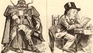 理想与现实》：威廉·亨利·史密斯（1825-1891） 作者 哈里·弗尼斯（Harry Furniss）
