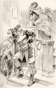 查尔斯·狄更斯的小说《两个城市的故事》插图 作者 哈里·弗尼斯（Harry Furniss）