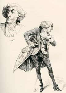 查尔斯·狄更斯的小说《两个城市的故事》插图 作者 哈里·弗尼斯（Harry Furniss）
