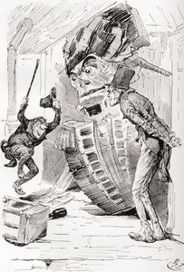 狄更斯《老古玩店》插图 作者 哈里·弗尼斯（Harry Furniss）
