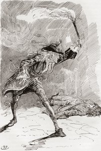 查尔斯·狄更斯的小说巴纳比·拉奇的插图 作者 哈里·弗尼斯（Harry Furniss）