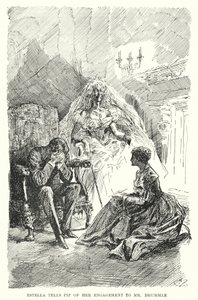 Illustration for Great Expectations by Charles Dickens (litho) 作者 哈里·弗尼斯（Harry Furniss）