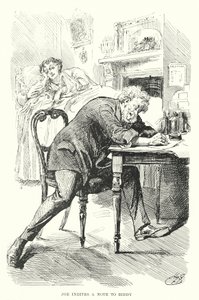 查尔斯-狄更斯的《远大前程》插图（平板）。 作者 哈里·弗尼斯（Harry Furniss）