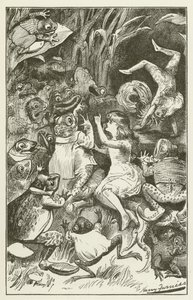 刘易斯卡罗尔的西尔维和布鲁诺的插图 作者 哈里·弗尼斯（Harry Furniss）