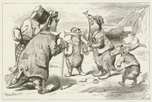 刘易斯卡罗尔的西尔维和布鲁诺的插图 作者 哈里·弗尼斯（Harry Furniss）