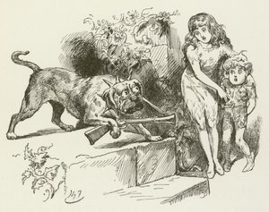 刘易斯卡罗尔的西尔维和布鲁诺的插图 作者 哈里·弗尼斯（Harry Furniss）