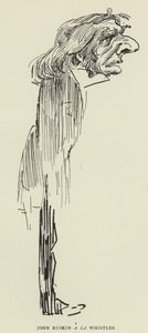 约翰拉斯金拉惠斯勒 作者 哈里·弗尼斯（Harry Furniss）