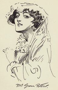 布朗波特太太 作者 哈里·弗尼斯（Harry Furniss）