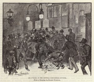 邮政总局六点钟 作者 哈里·弗尼斯（Harry Furniss）