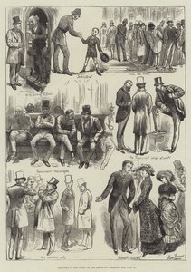 下议院大厅的草图 作者 哈里·弗尼斯（Harry Furniss）