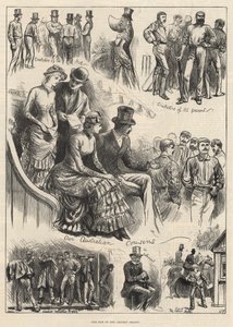 板球赛季结束（版画） 作者 哈里·弗尼斯（Harry Furniss）