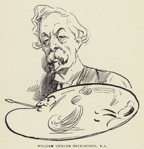威廉奎勒Orchardson，RA 作者 哈里·弗尼斯（Harry Furniss）