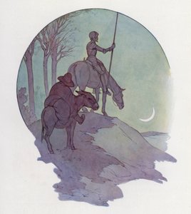 堂吉诃德》插图（彩色石版画） 作者 哈里·乔治·西克
