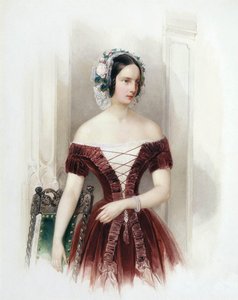 俄罗斯大公夫人亚历山德拉-尼古拉耶夫娜》，1825-1844年，约1840年。  