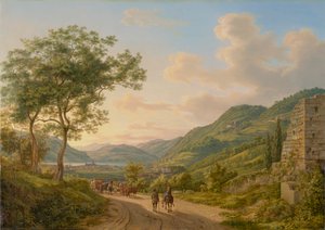 科莫湖畔的一个地区 作者 海因里希·亚当