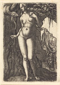 夏娃 作者 海因里希·阿尔德勒弗（Heinrich Aldegrever）
