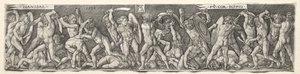 汉尼拔格斗西皮奥，1538年。 作者 海因里希·阿尔德勒弗（Heinrich Aldegrever）
