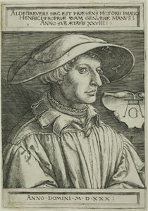 Heinrich Aldegrever，28 岁 作者 海因里希·阿尔德勒弗（Heinrich Aldegrever）