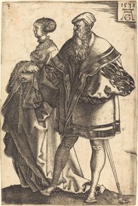 大型婚礼舞者 作者 海因里希·阿尔德勒弗（Heinrich Aldegrever）