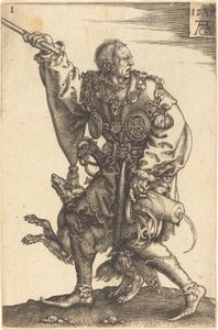 大型婚礼舞者，1538年。 作者 海因里希·阿尔德勒弗（Heinrich Aldegrever）