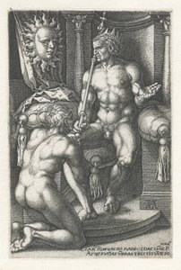 索尔 阿波罗 七颗行星（系列标题） 作者 海因里希·阿尔德勒弗（Heinrich Aldegrever）