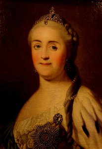 凯瑟琳二世女皇的肖像1729-1796，1770年代 作者 海因里希·布赫霍尔兹（Heinrich Buchholz）