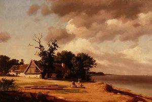 奥雷桑德的渔民 (d.1839) 作者 海因里希·邦岑（Heinrich Buntzen）