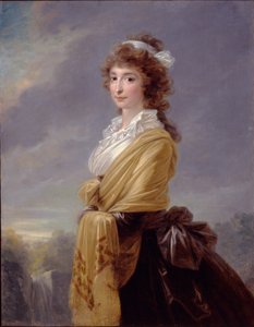 伯爵夫人伊丽莎白·冯·图恩·霍恩斯坦（1764-1806）的肖像，1787年