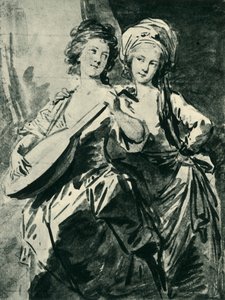 炸薯条伯爵夫人（Fries Countesses），1943年18世纪末至19世纪初。 作者 海因里希·弗里德里希·菲格