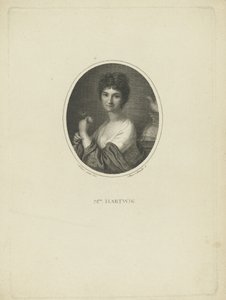 女演员Friederike Wilhelmine Hartwig的肖像，1777-1849年，约1801年。 作者 海因里希·弗里德里希·托马斯·施密特