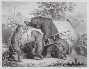 狐狸雷纳德行刑之路（雕刻） 作者 海因里希·勒特曼