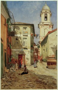 H.Petersen-Flensburg，在塞斯特里莱万泰街 作者 海因里希·彼得森·弗伦斯堡