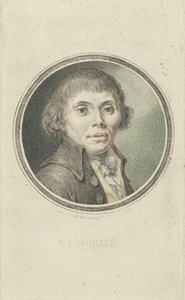 卡尔·菲利普·莫里茨（Karl Philipp Moritz）肖像（1756-1793），1795年。 作者 海因里希·辛岑尼奇（Heinrich Sintzenich）
